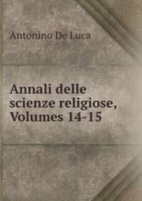 Annali delle scienze religiose, Volumes 14-15
