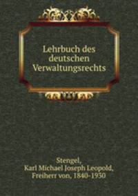 Lehrbuch des deutschen Verwaltungsrechts