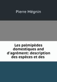 Les palmipedes domestiques and d