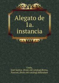 Alegato de 1a. instancia