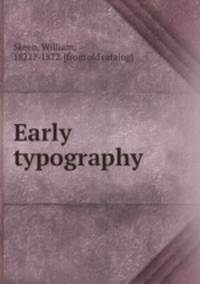 Early typography