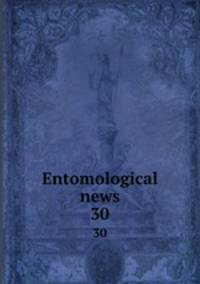Entomological news. 30