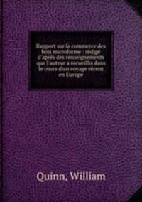 Rapport sur le commerce des bois microforme : redige d