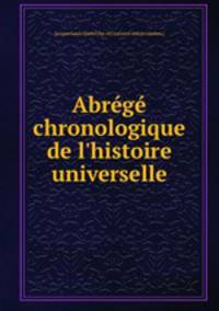 Abrege chronologique de l
