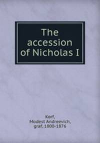 The accession of Nicholas I
