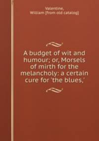 A budget of wit and humour; or, Morsels of mirth for the melancholy: a certain cure for 