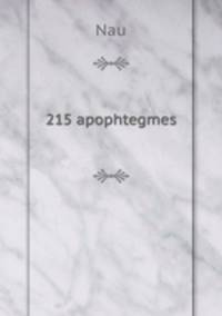 215 apophtegmes
