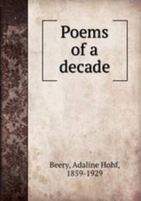 Poems of a decade