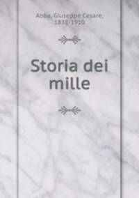 Storia dei mille