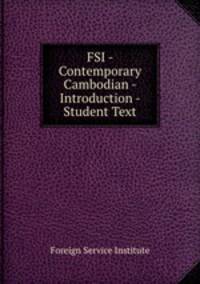 FSI - Contemporary Cambodian - Introduction - Student Text