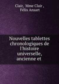 Nouvelles tablettes chronologiques de l