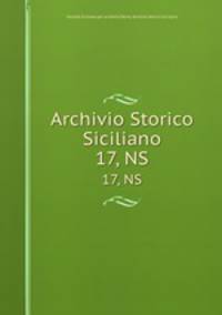 Archivio Storico Siciliano. 17, NS