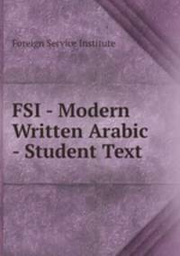 FSI - Modern Written Arabic - Student Text