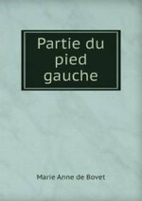 Partie du pied gauche