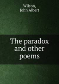 The paradox and other poems