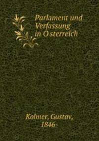 Parlament und Verfassung in O?sterreich