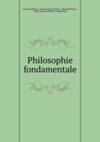 Philosophie fondamentale