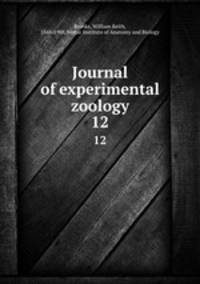 Journal of experimental zoology. 12