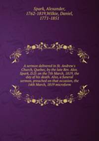 A sermon delivered in St. Andrew