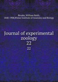 Journal of experimental zoology. 22