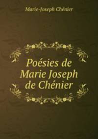 Poesies de Marie Joseph de Chenier