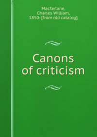 Canons of criticism