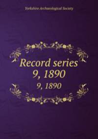 Record series. 9, 1890