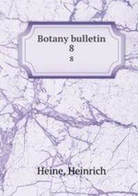 Botany bulletin. 8