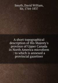 A short topographical description of His Majesty