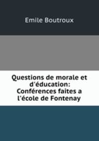 Questions de morale et d