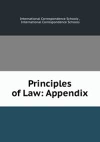 Principles of Law: Appendix