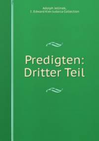 Predigten: Dritter Teil