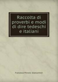 Raccolta di proverbi e modi di dire tedeschi e italiani