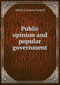 Public opinion and popular government