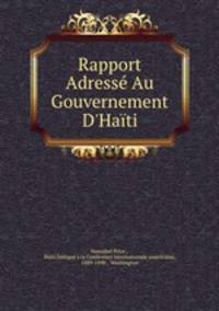 Rapport Adresse Au Gouvernement D