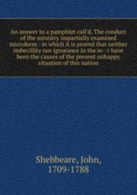 An answer to a pamphlet call