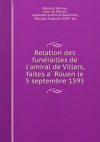 Relation des fune?railles de l