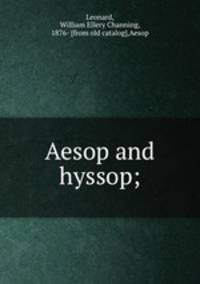 Aesop and hyssop;