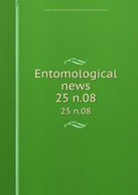 Entomological news. 25 n.08