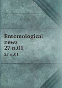Entomological news. 27 n.01