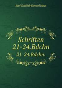 Schriften. 21-24.Bdchn.