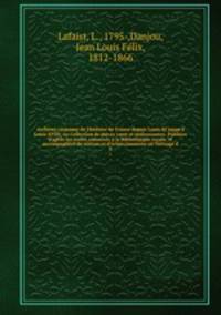 Archives curieuses de l