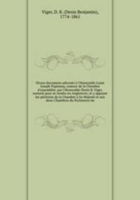 Divers documens adresses a l