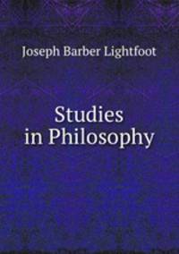 Studies in Philosophy