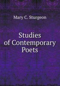 Studies of Contemporary Poets