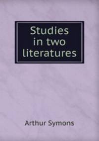Studies in two literatures