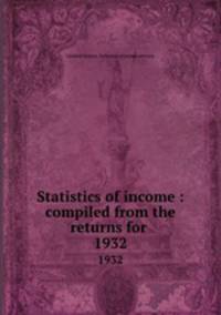 Statistics of income : compiled from the returns for .. 1932