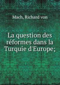La question des reformes dans la Turquie d