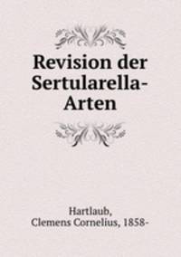 Revision der Sertularella-Arten