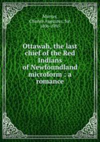 Ottawah, the last chief of the Red Indians of Newfoundland microform : a romance